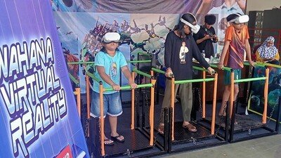 Wahana Virtual Reality di Edupark Intan Pari